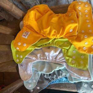 29 Pocket Cloth Diaper Bundle Fuzzi Bunz, Alva, and Nurtured Family